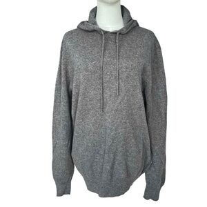 Seven For All Mankind 100% Cashmere Sweater Hoodie Knit Wool